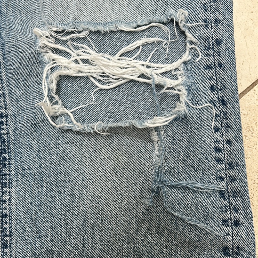 Distressed Blue Jeans - Picture 2 of 8